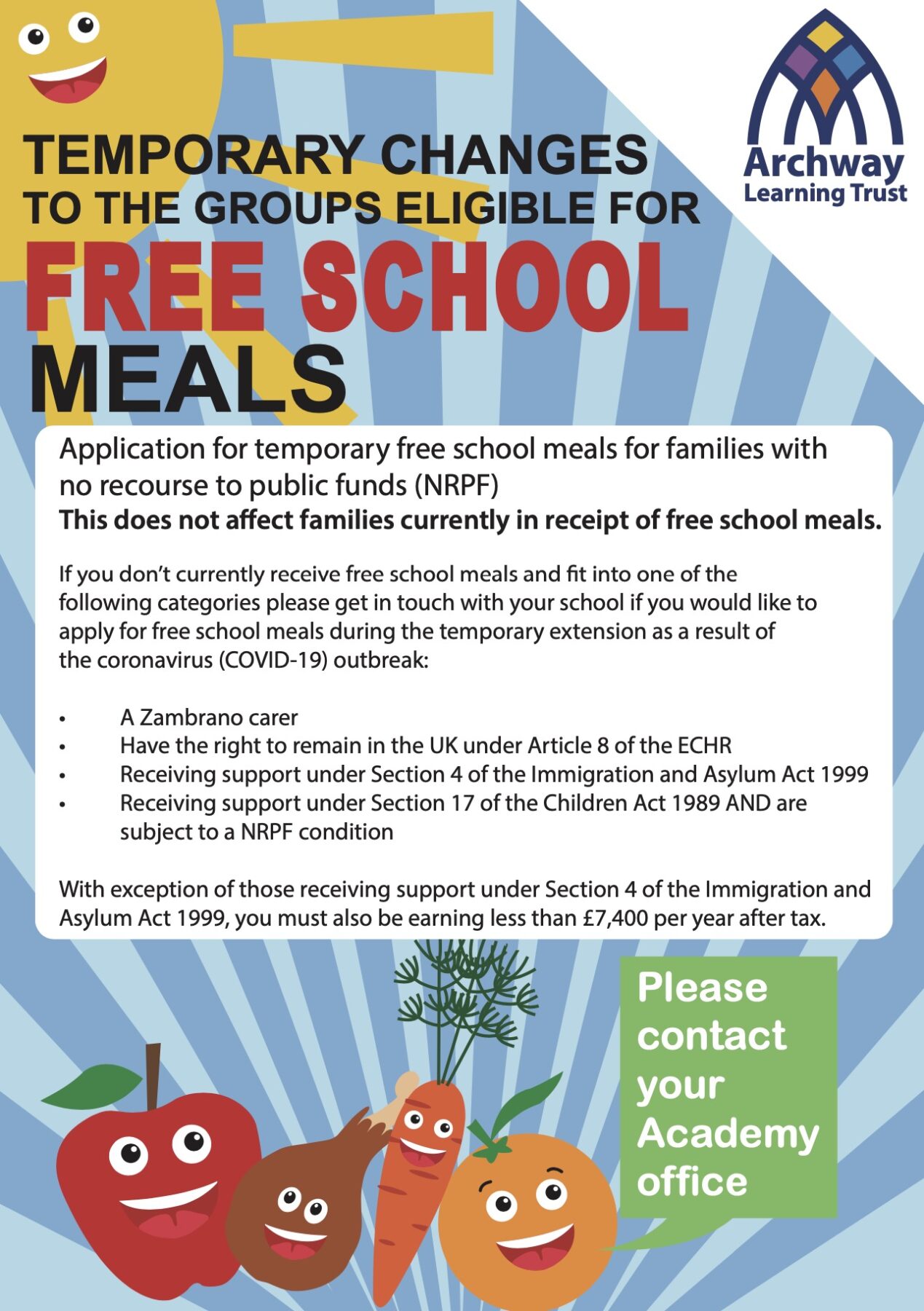 Free School Meals The Nottingham Emmanuel School