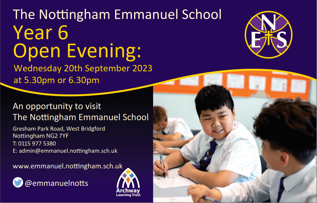 Open Evening The Nottingham Emmanuel School
