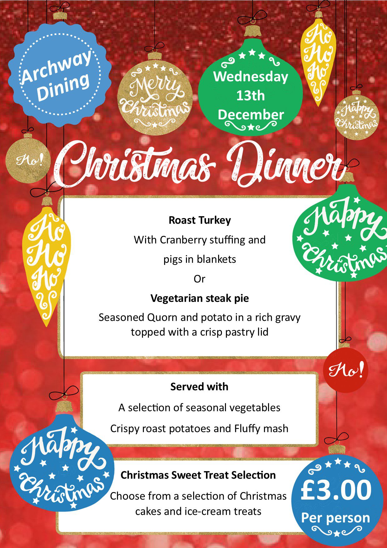 NES Xmas Dinner Poster 2023